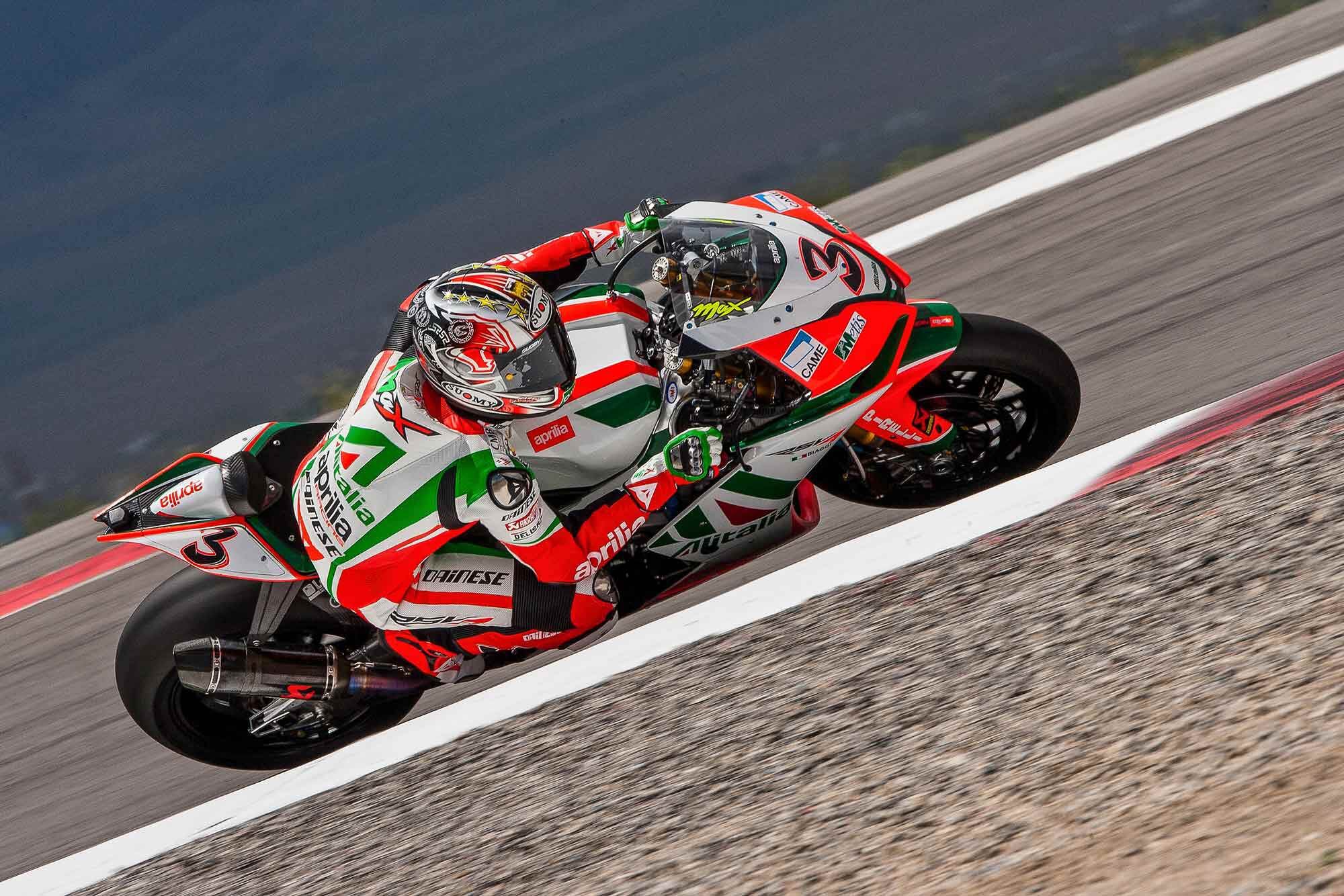 Biaggi's relationship with Aprilia remains close as he won multiple championships on the brand.
