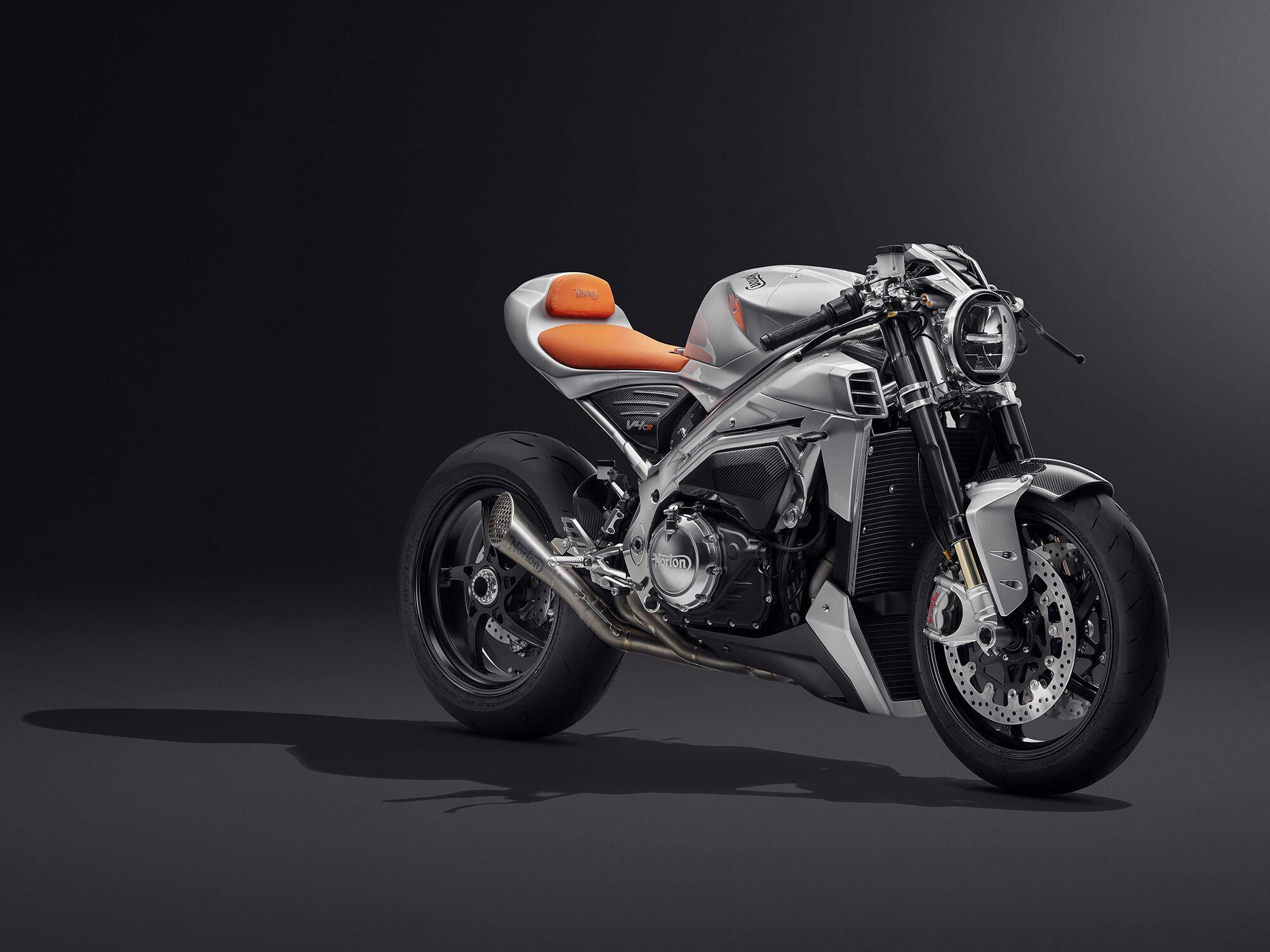 Norton Motorcycle has reworked the 1,200cc V4SV superbike into this stripped-down V4CR.