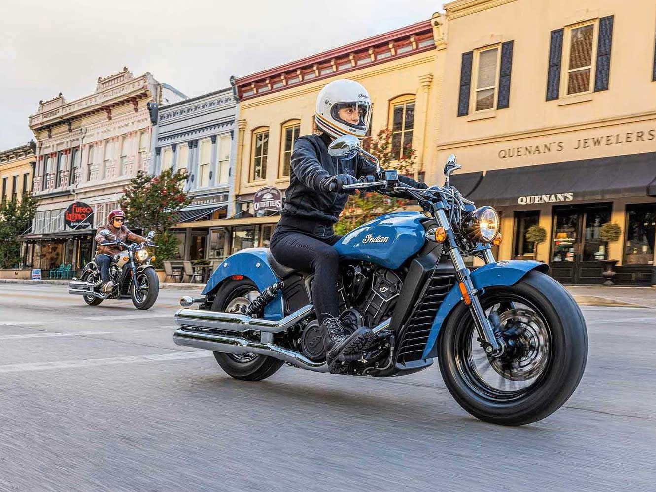 Indian Scouts of all displacements and flavors boast some of the lowest seats for a full-size motorcycle.