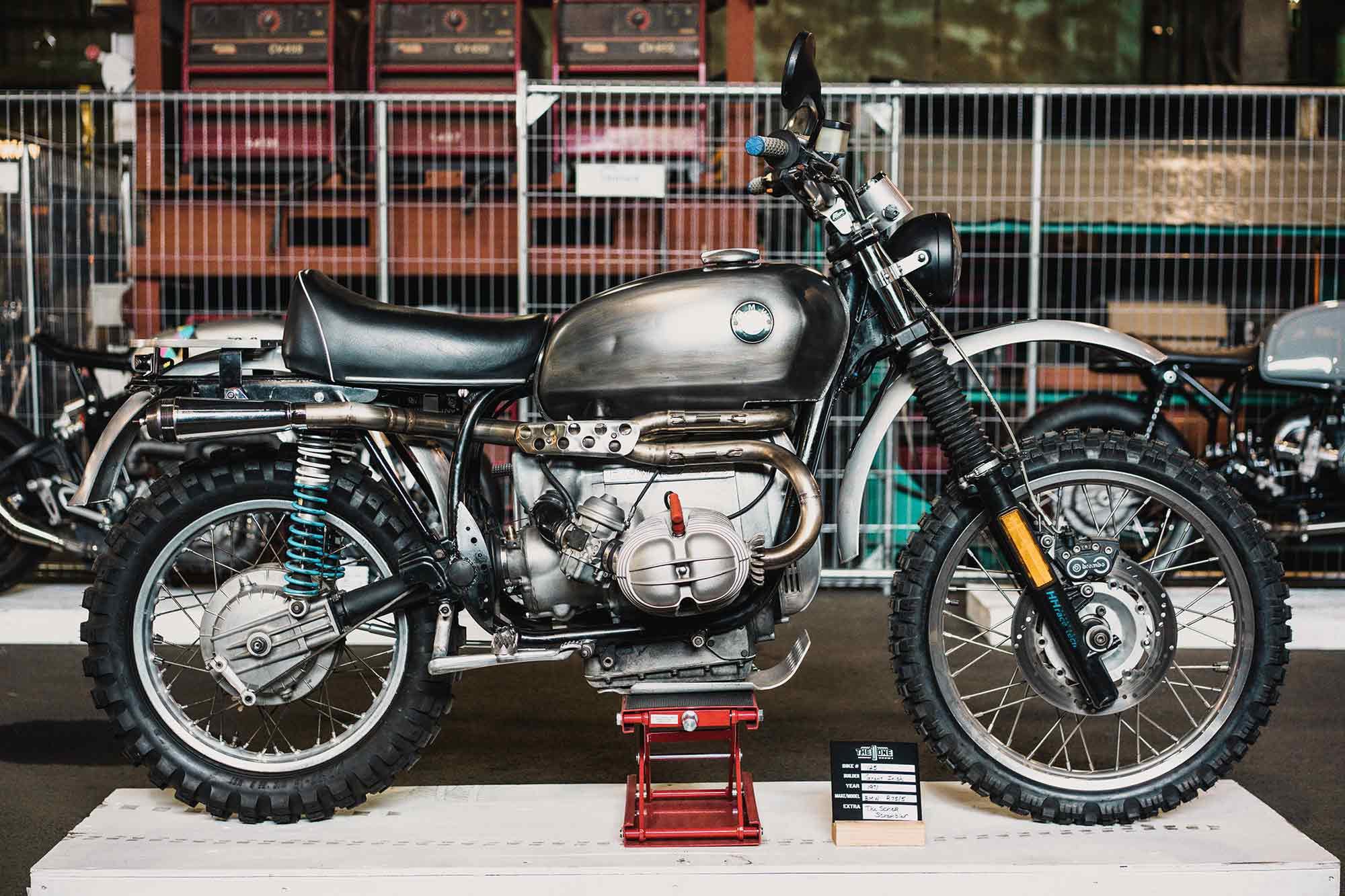 A 1971 BMW R75/5 built by Grant Irish.