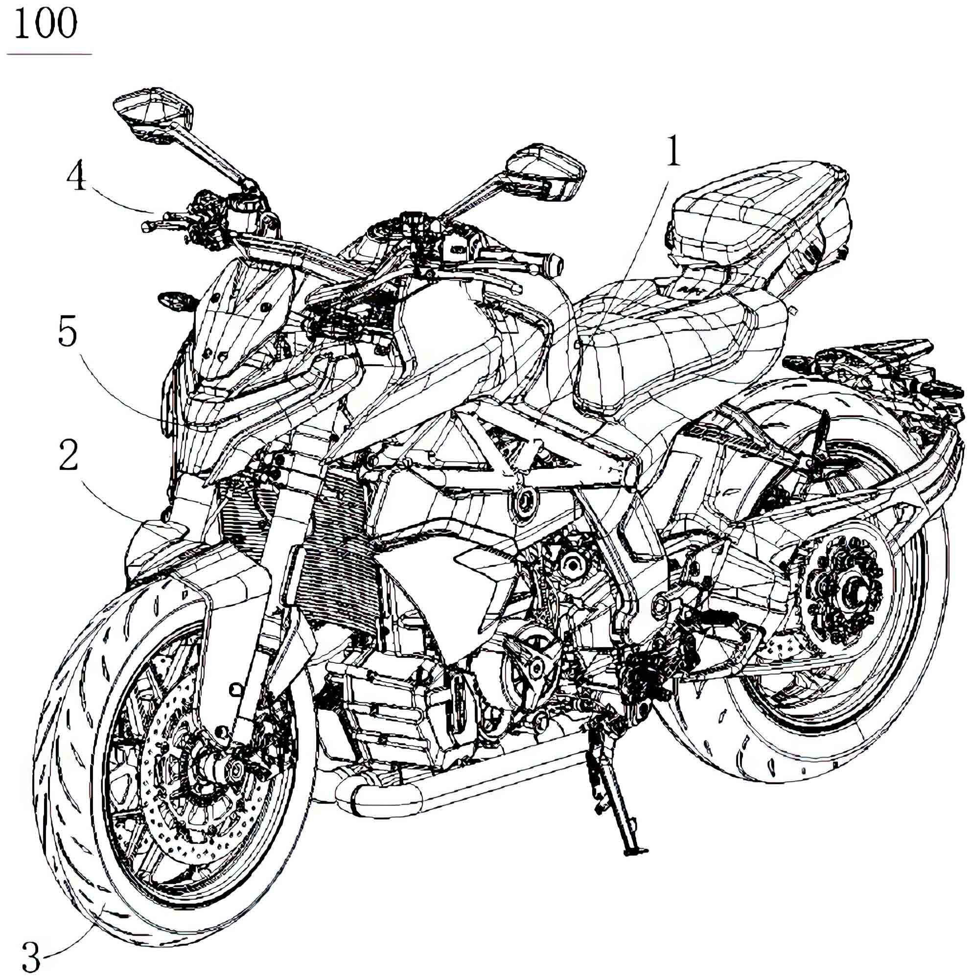 A front view clearly shows the LC8-based engine in a steel-tube frame.