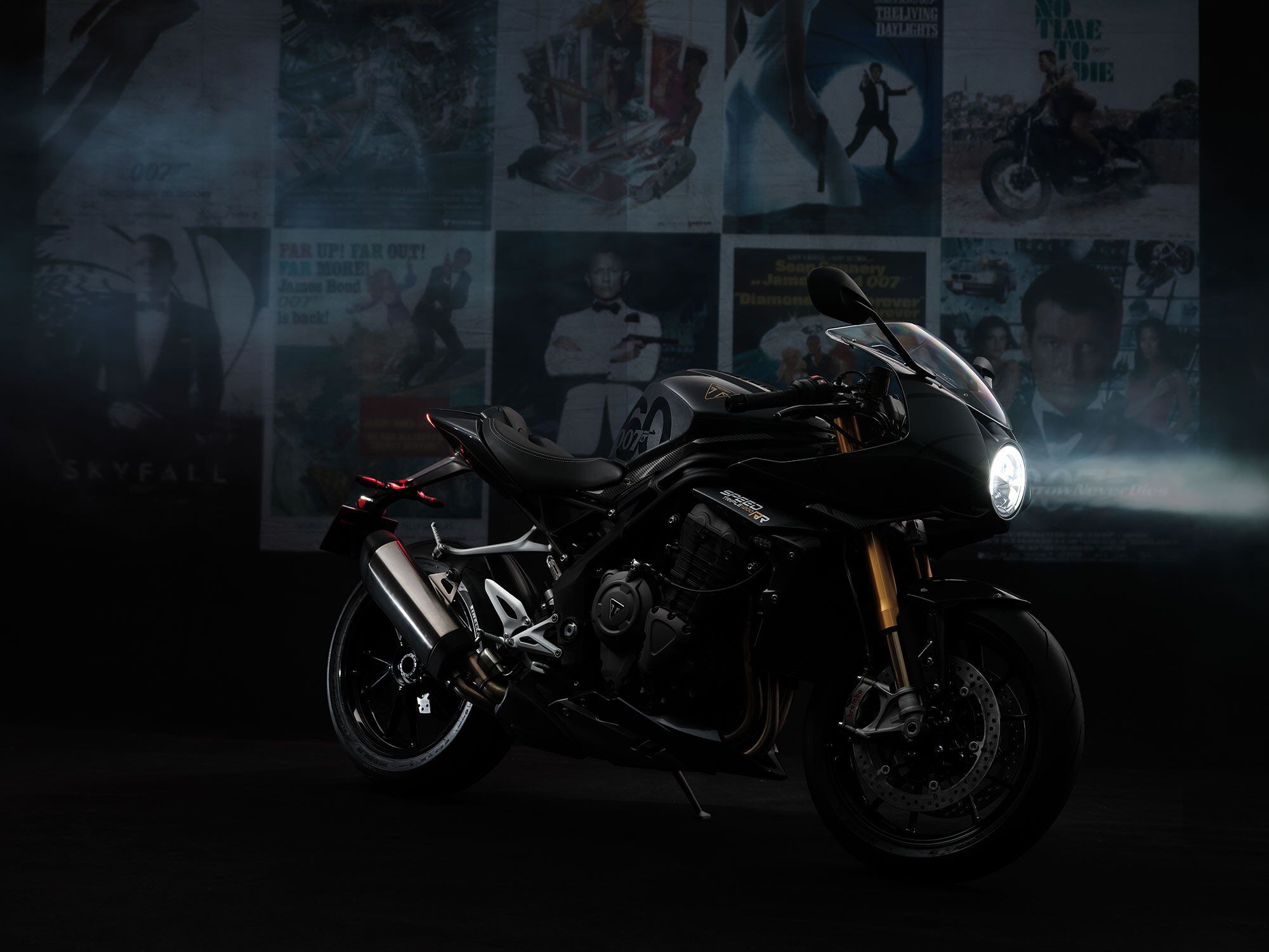 From Britain with Love. Meet the Triumph Speed Triple RR Bond Edition, celebrating 60 years of Bond films.
