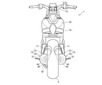 Honda rear motors patent illustration