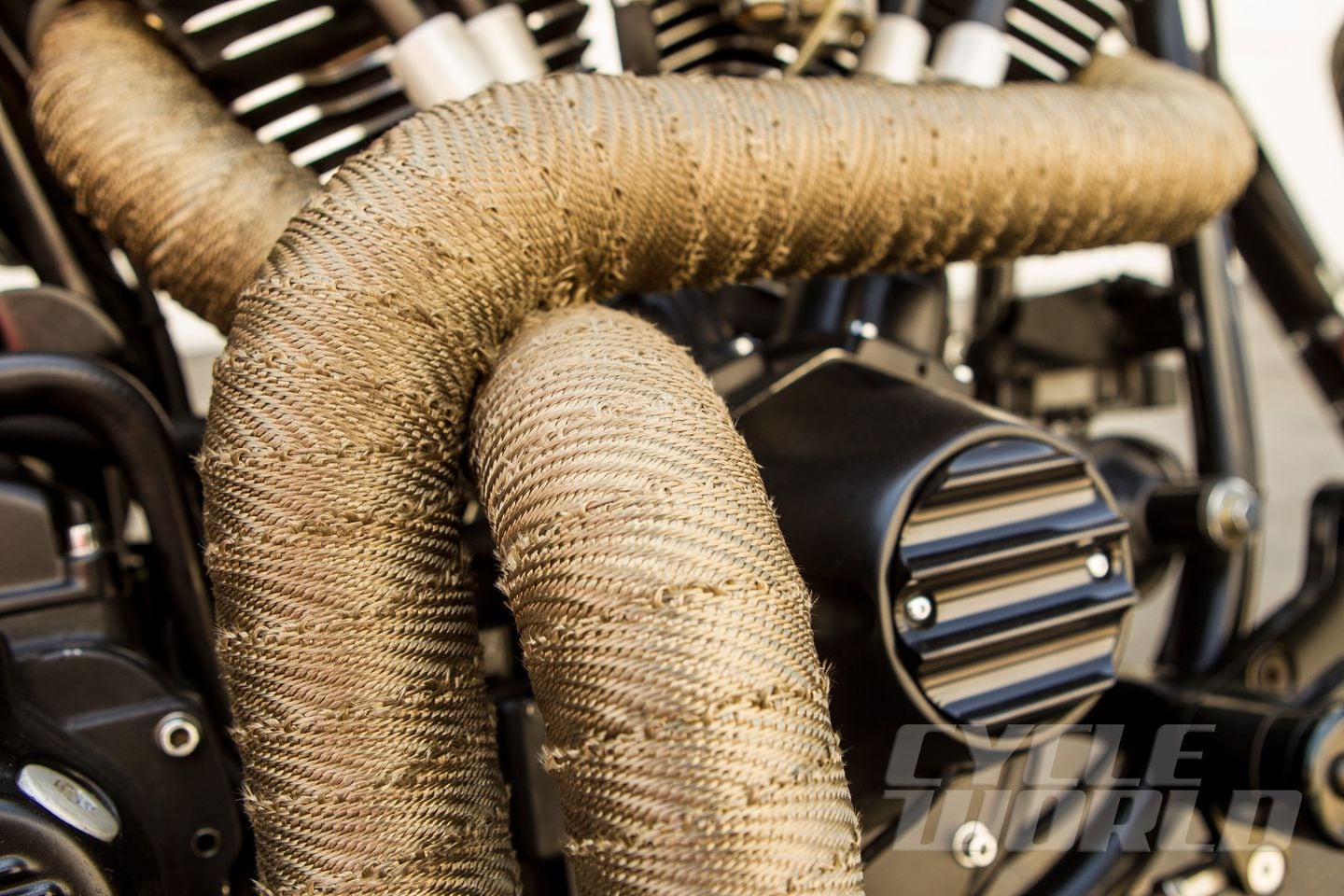Motorcycle pipe best sale cover