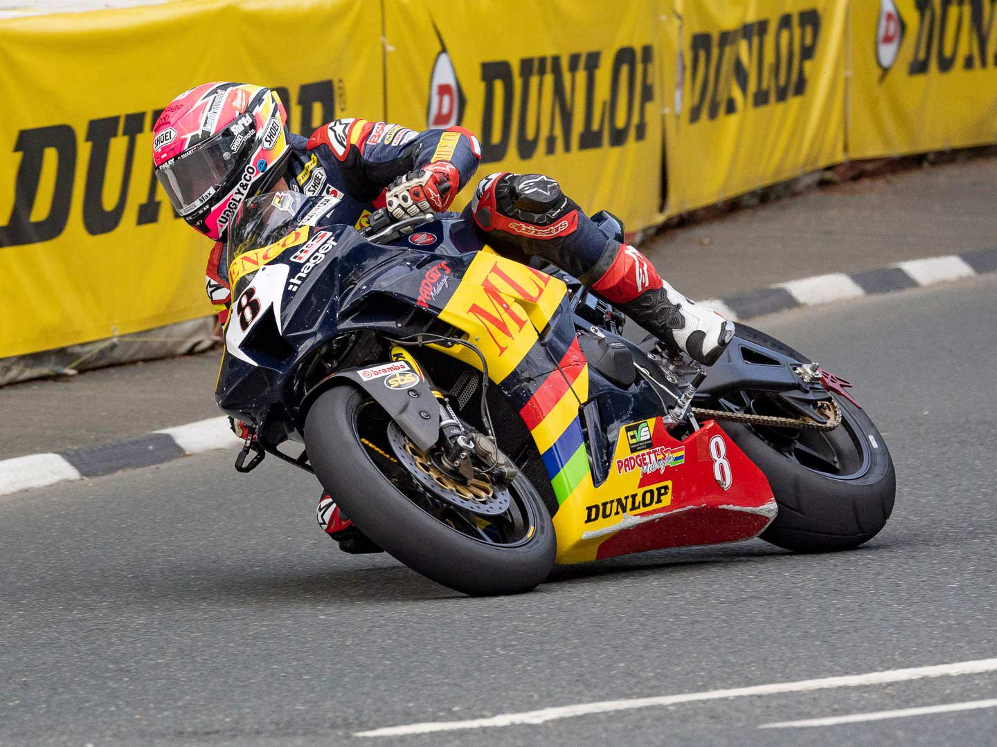 Expectations are high for Davey Todd on his Honda Fireblade RR-R. Todd has posted some of the top lap times during practice week, exceeding 132 mph.