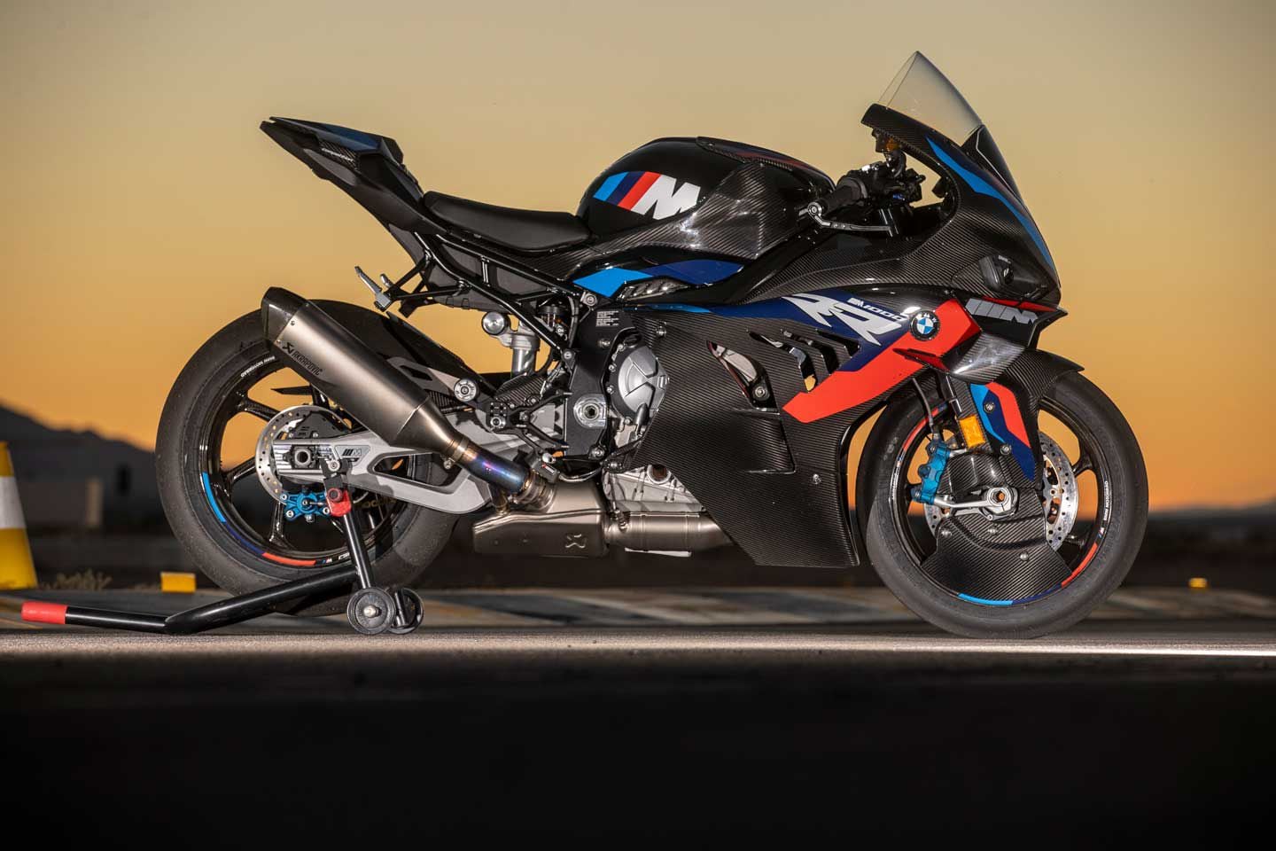 More carbon fiber than a fighter jet, BMW’s M 1000 RR is the ultimate expression of the Berlin brand’s inline-four racer.