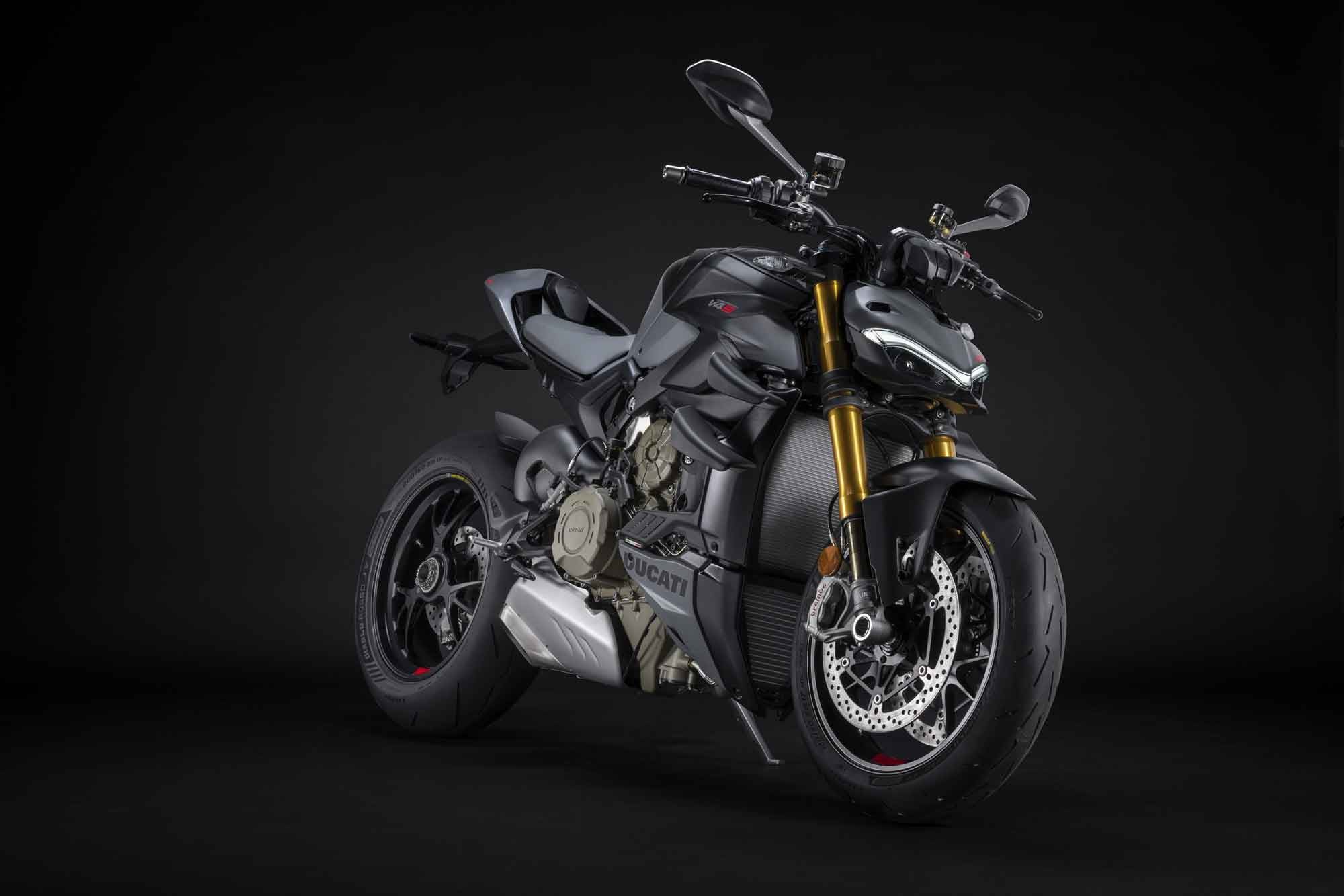 Devilish inside and out. That’s the best way to describe Ducati’s Streetfighter V4 (V4 S pictured).