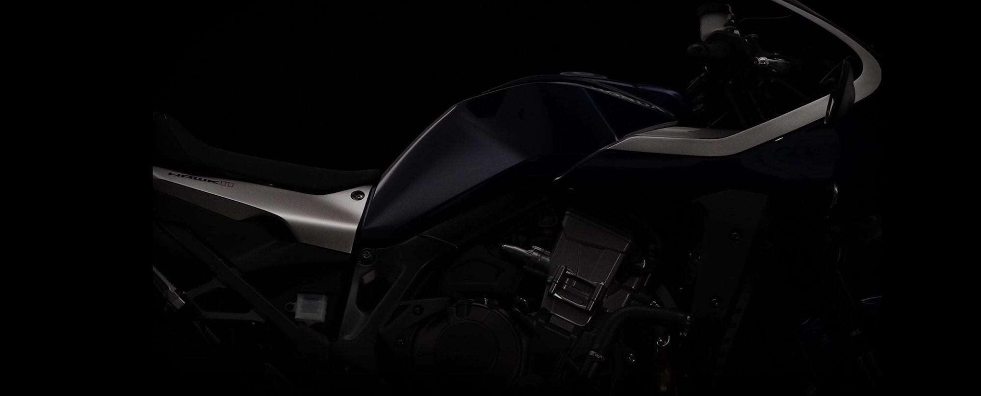 Front of the exhaust looks identical to the Africa Twin’s suggesting the engine carries over relatively unchanged.