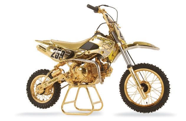 James Stewart 24-Karat Gold Custom Kawasaki Ninja ZX-6R