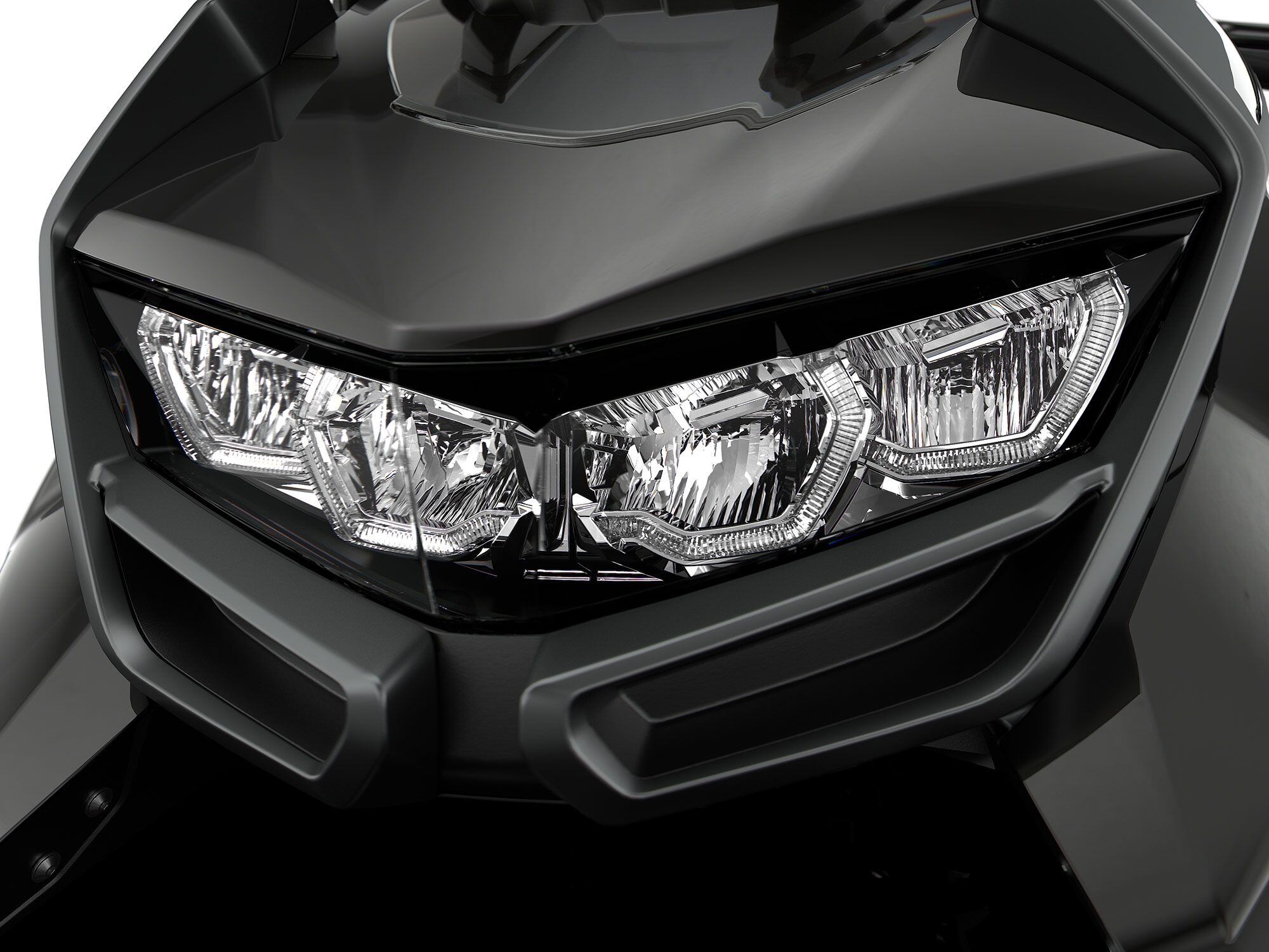 The 2022 BMW C 400 GT gets an LED headlight unit.