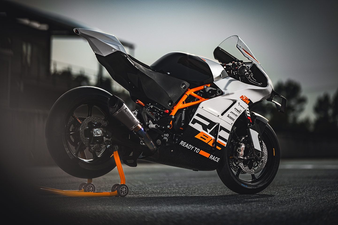 KTM’s RC 8C was developed in partnership with Krämer Motorcycles.