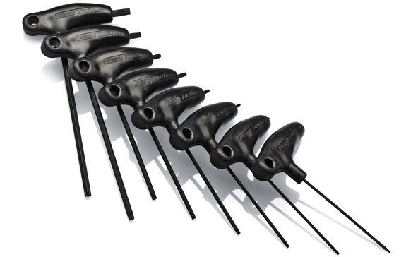 Park Tool P-Handled Torx Compatible Driver Set With Holder-Shaped Wrench Set: T6, T8, T10, T15, T20, T25, T30, T40