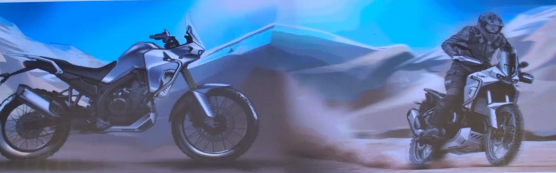 Colove also presented other designs under development, like this 800cc adventure-styled 800X.