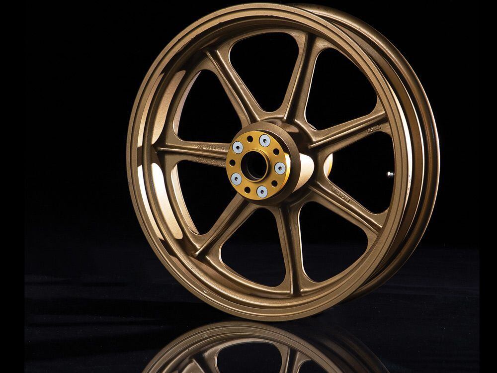 Elliot Morris first built wheels for race cars then motorcycles. “Nature seems to like odd numbers, so that’s what I picked,” Morris said when asked why the now seven spoke pattern was chosen.