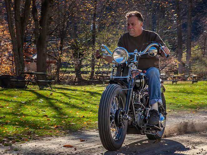Walksler outside the museum doing what he loved. One thing that sets WTT apart is that every bike inside the museum fires up and runs. Walksler was never afraid to demonstrate the oldest, the rarest, or the most iconic machines.