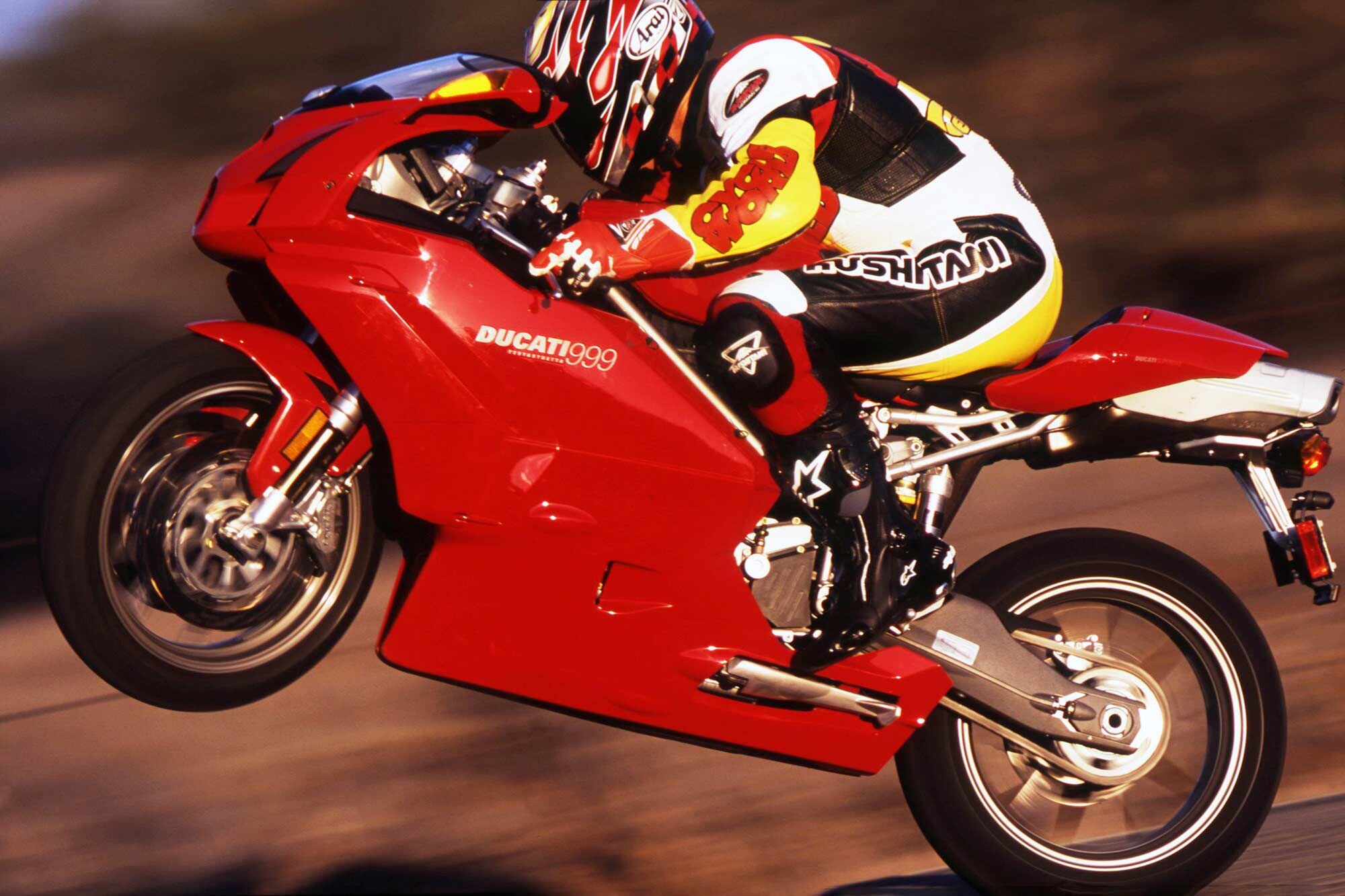 Despite producing what now seems like a paltry 116 hp, the 999 showed impressive on-track performance back in the day.
