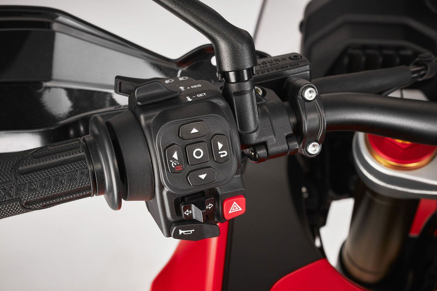 The left bar control pod is your gateway to the TFT screen’s menus.