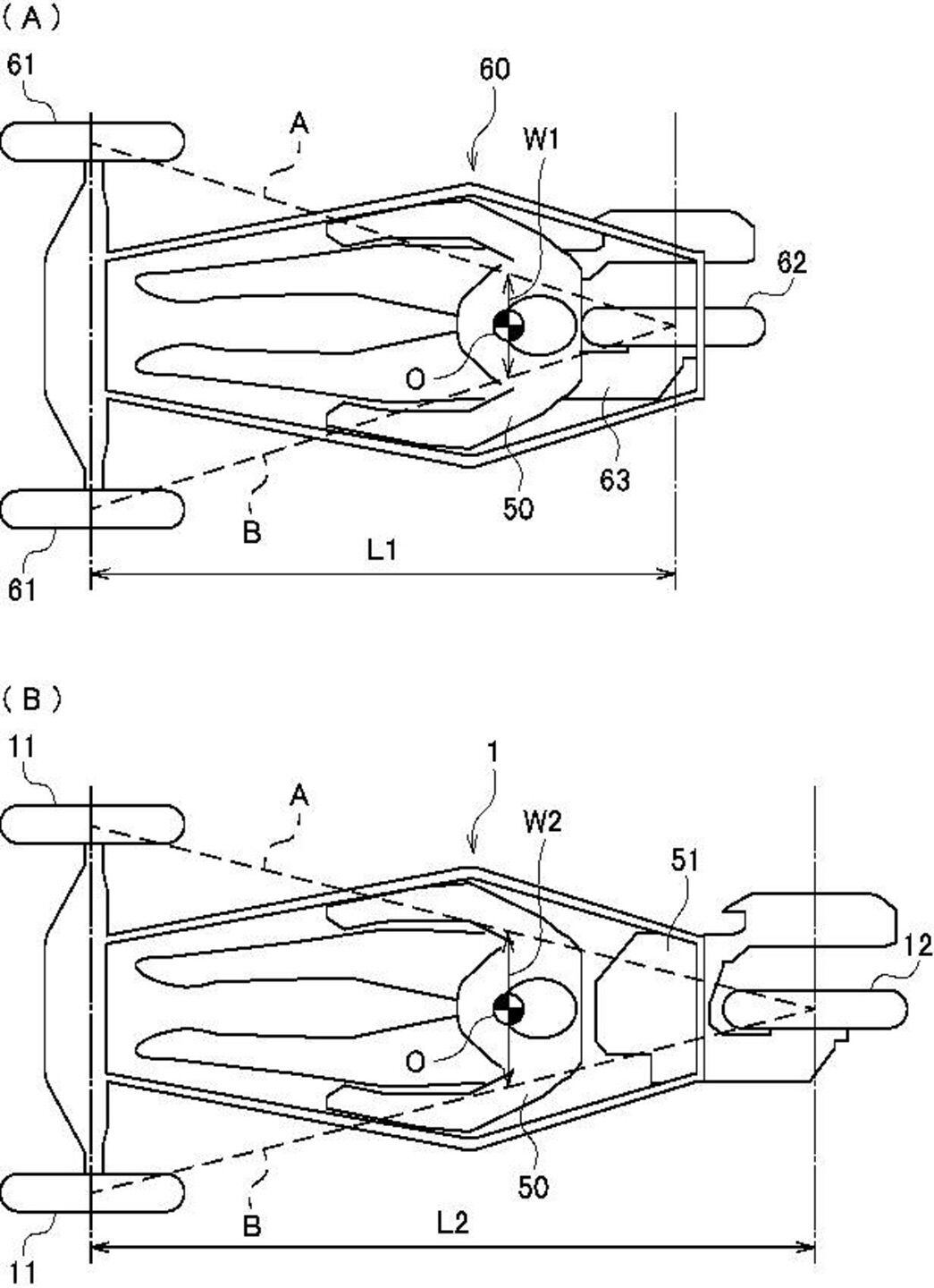 Drawings suggest a compact trike with room for one.