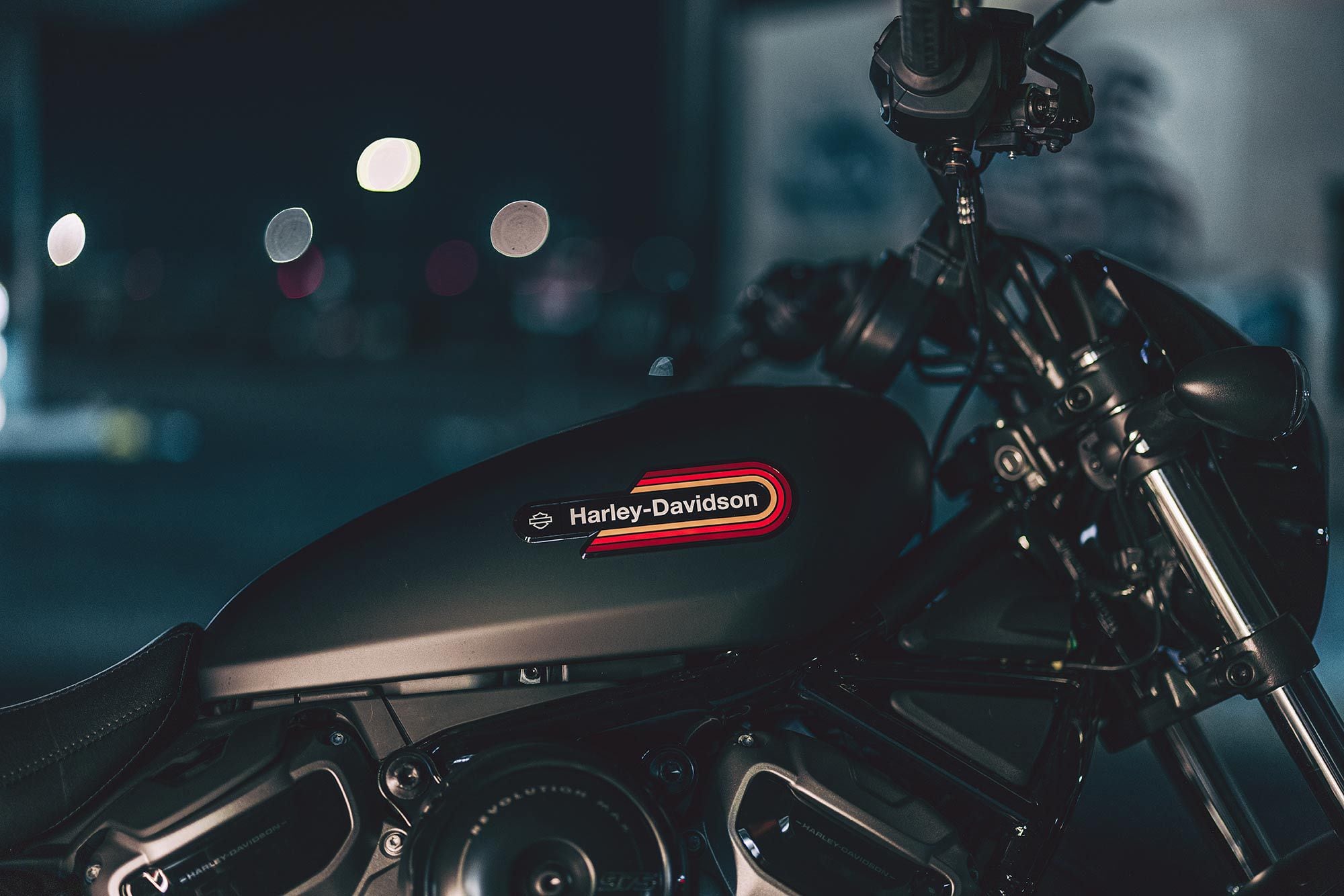 Flashback to a ’70s AMF-era Harley.