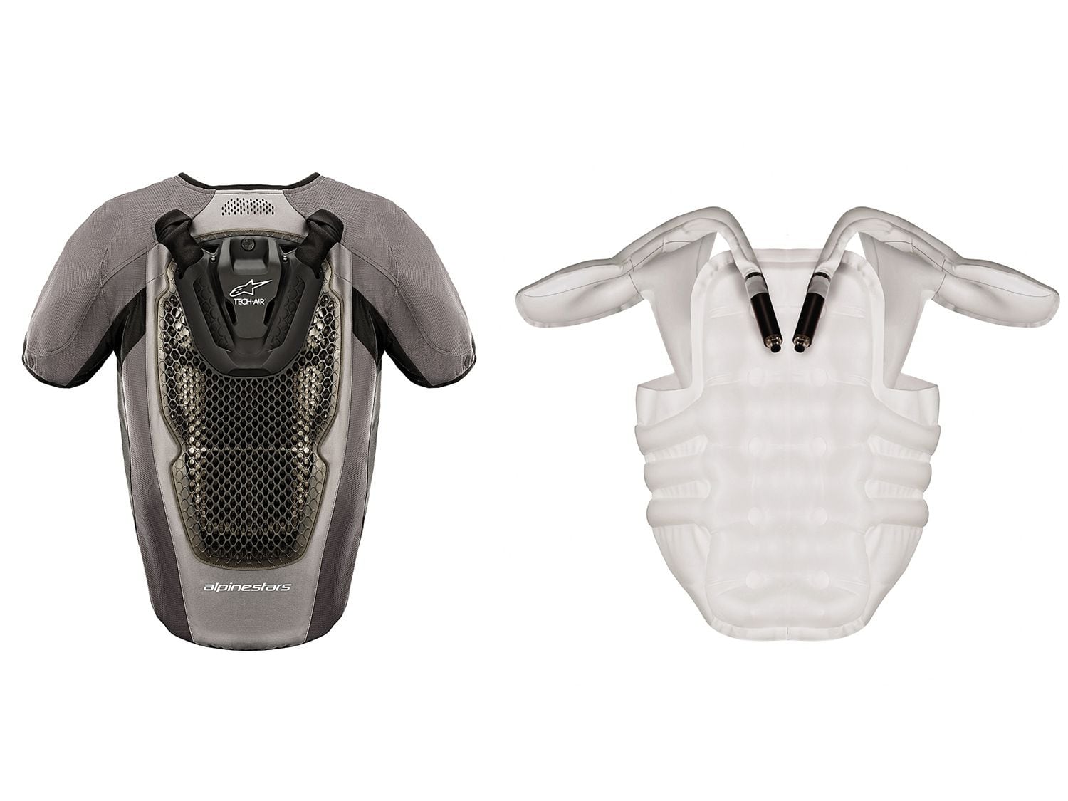 Multiple companies including Alpinestars currently have lines of airbag-compatible clothing and vests that can be worn under conventional jackets or racing suits.