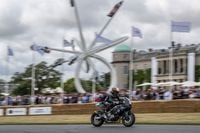 Niall Mackenzie racing up the hill at Goodwood on Yamaha XSR900 DB40 prototype