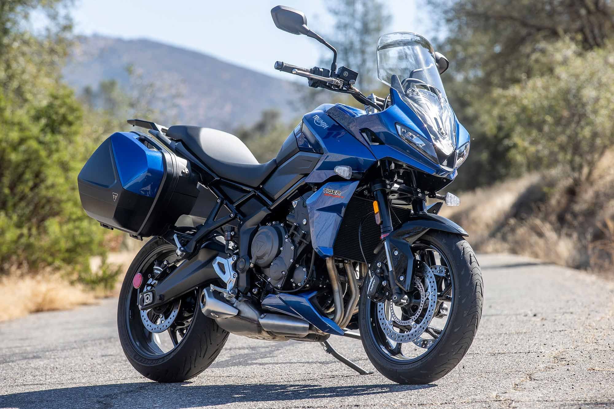 The Triumph Tiger Sport 660 was an all-new model in 2022. Consider it an upright urban sportbike packaged as an asphalt-adventure machine.