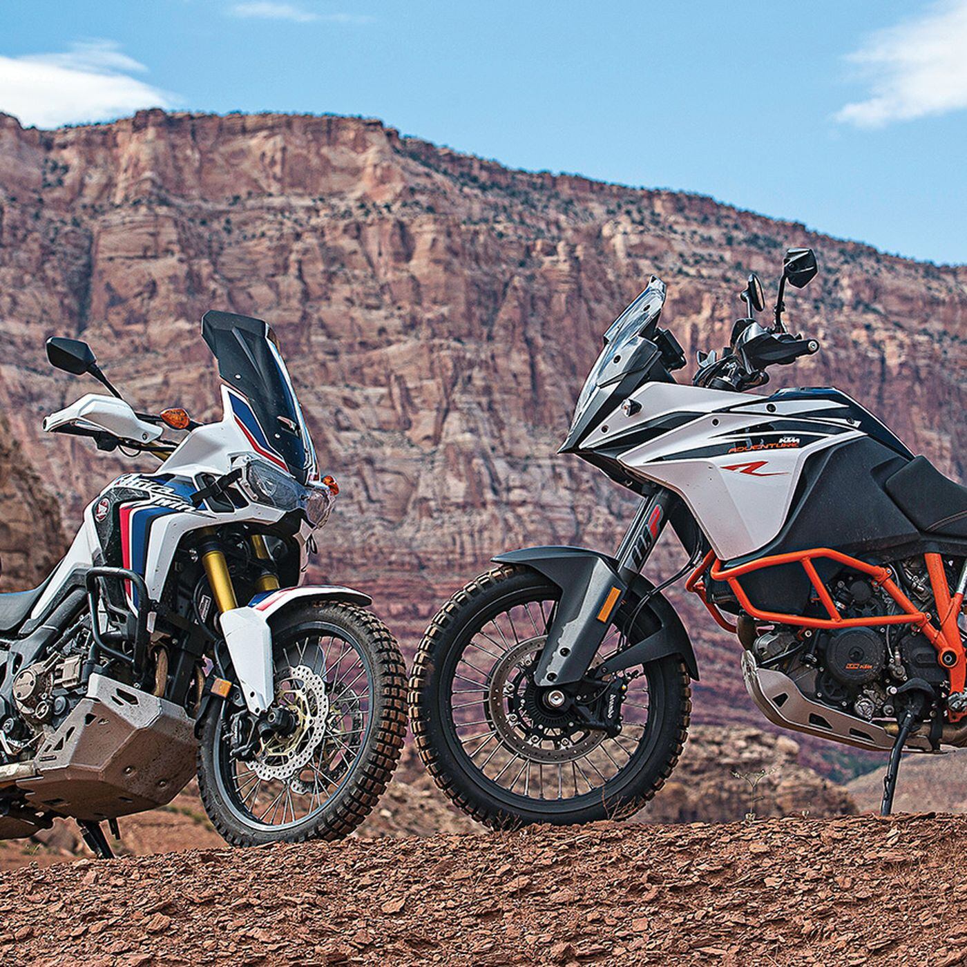 Honda Africa Twin KTM 1090 Adventure R Motorcycle Road Trip Cycle World
