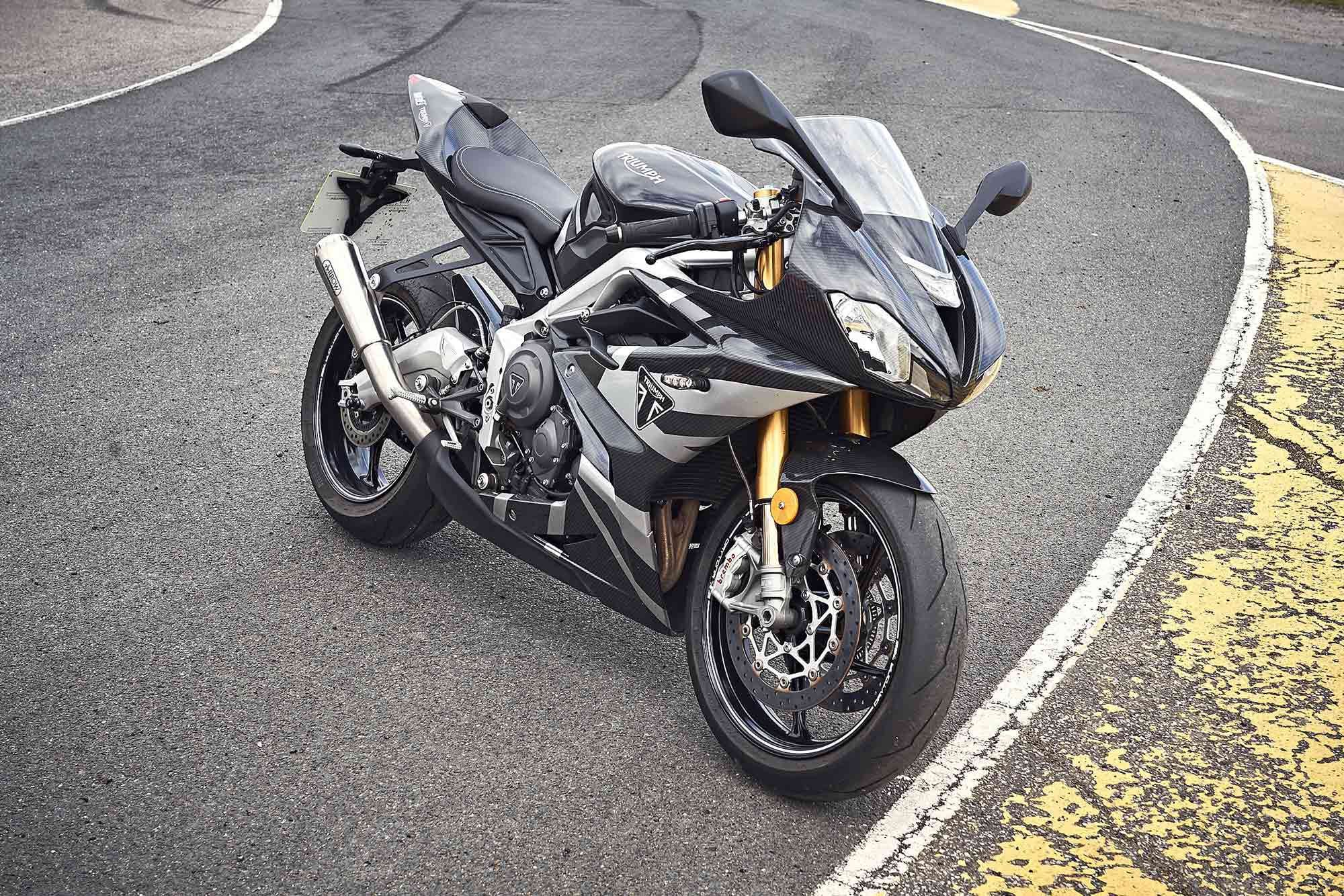 Triumph’s last sportbike was the Daytona Moto2 765.