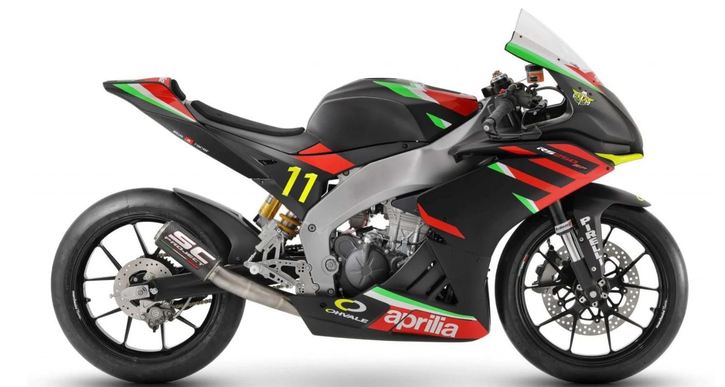 Rise Moto and Ohvale teamed up with Aprilia to bring the RS250 SP into the US for aspiring young roadracers.