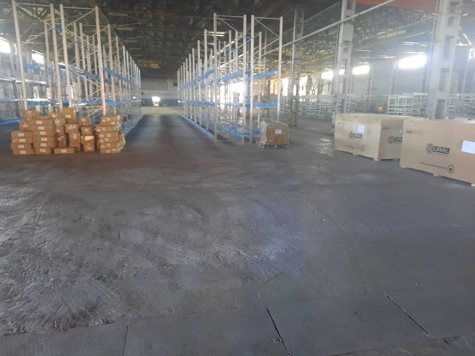 Ural’s new assembly facility in Petropavlovsk, Kazakhstan, close to the Russian border.