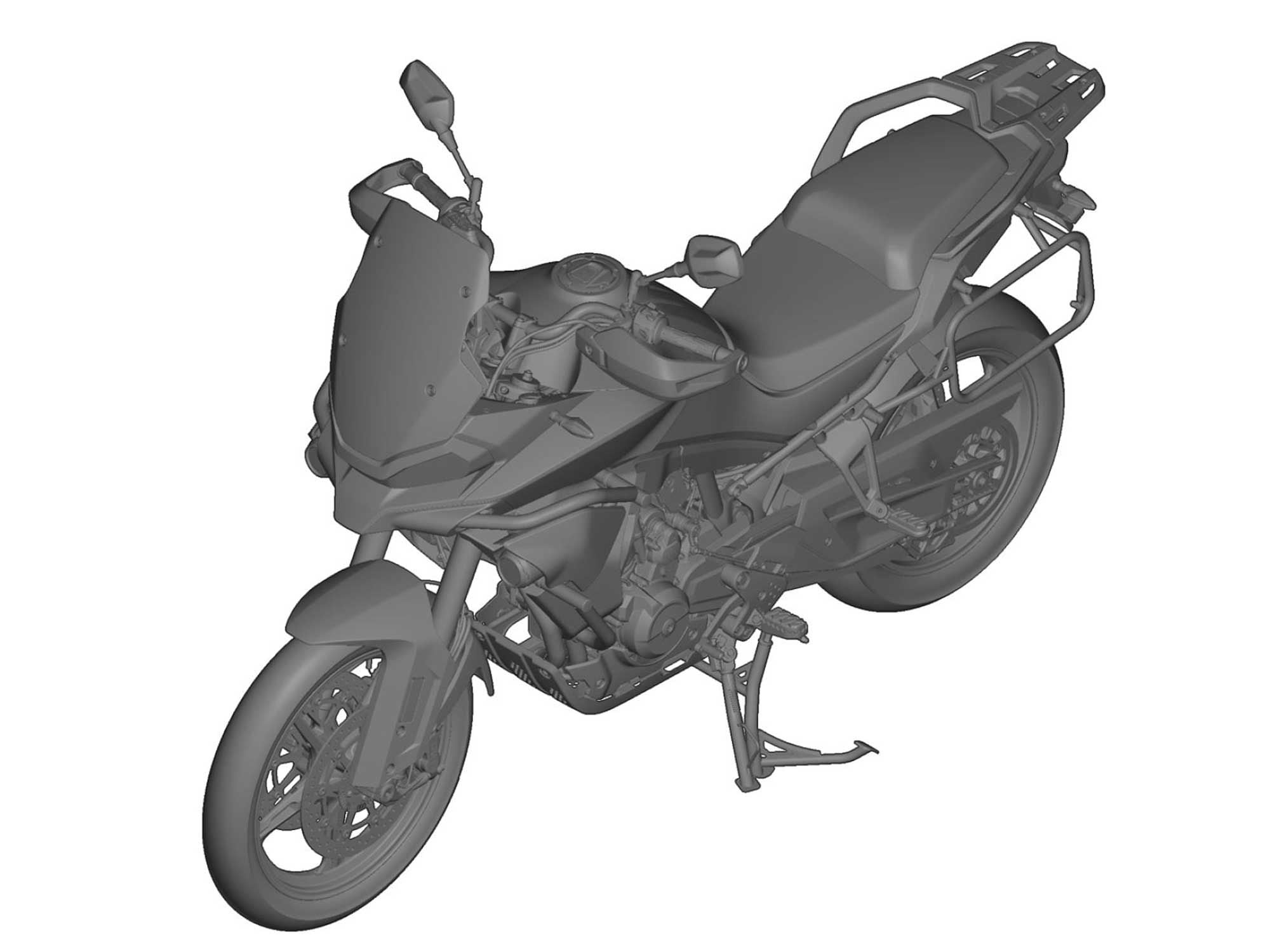 CFMoto’s new MT800 is close to its official unveil, as these leaked renderings show.