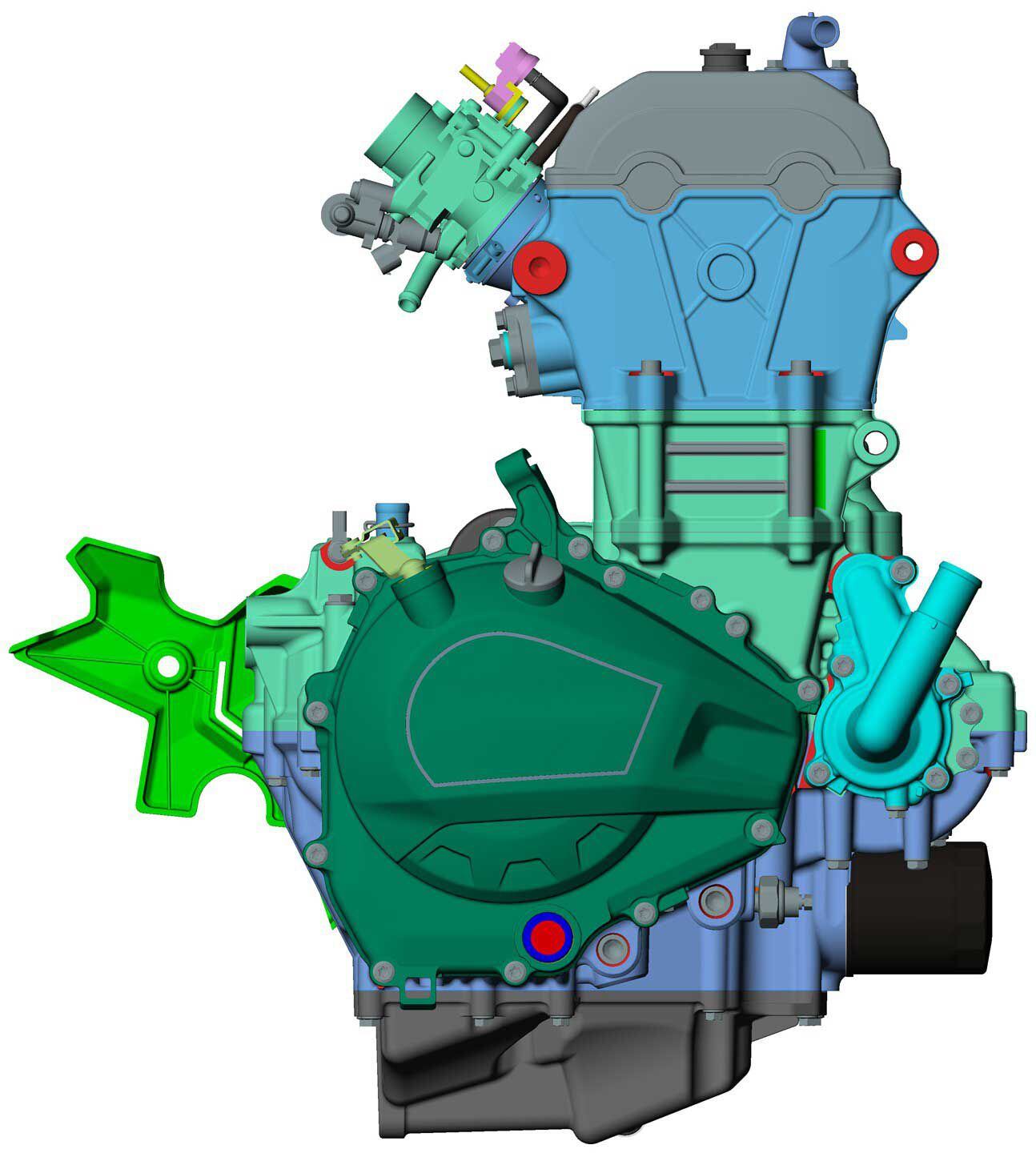 The QJMotor 400 engine will also be used in a smaller sub-400cc model that’s yet to be announced.