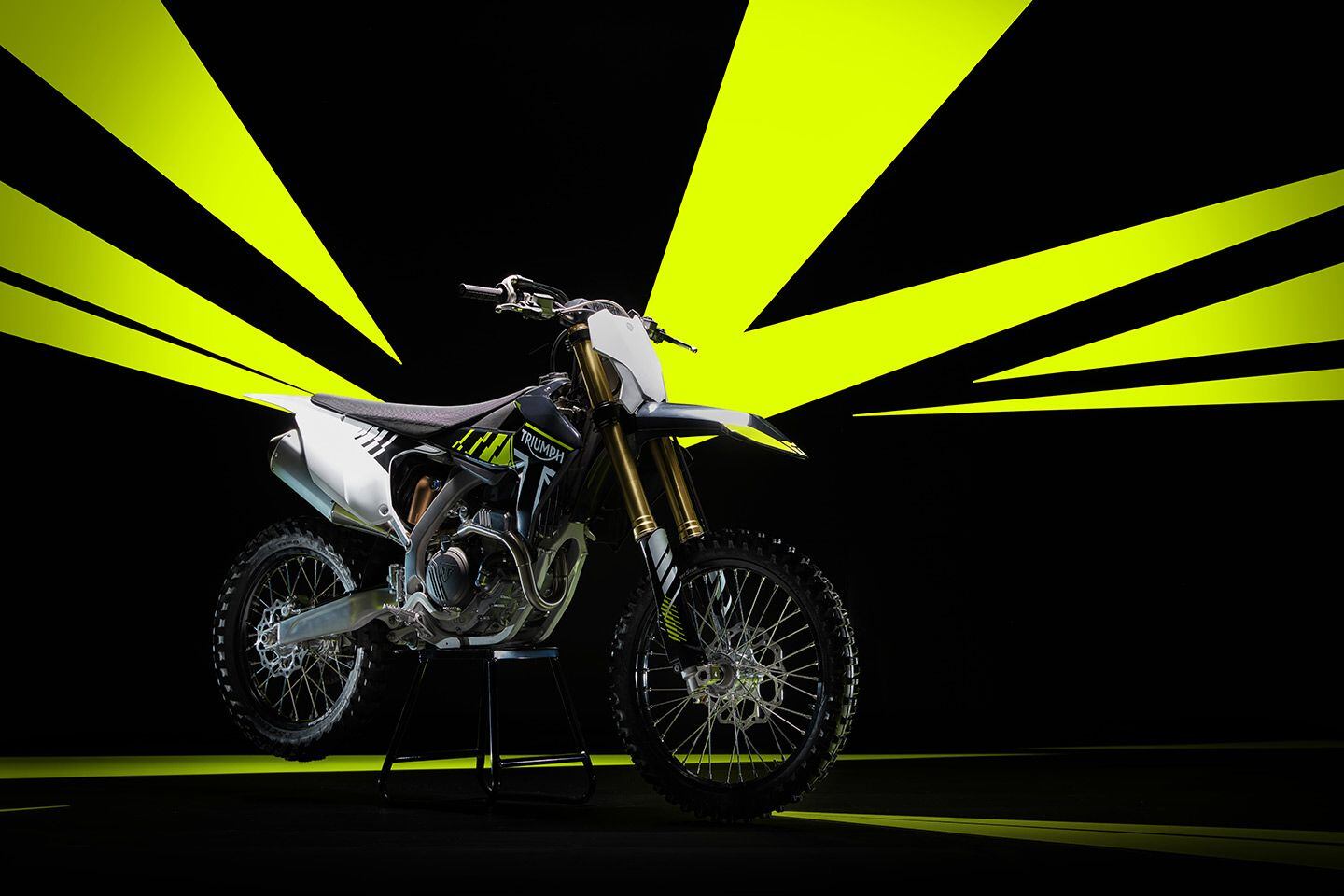 Triumph claims the TF 250-X has the best power-to-weight ratio in its class.