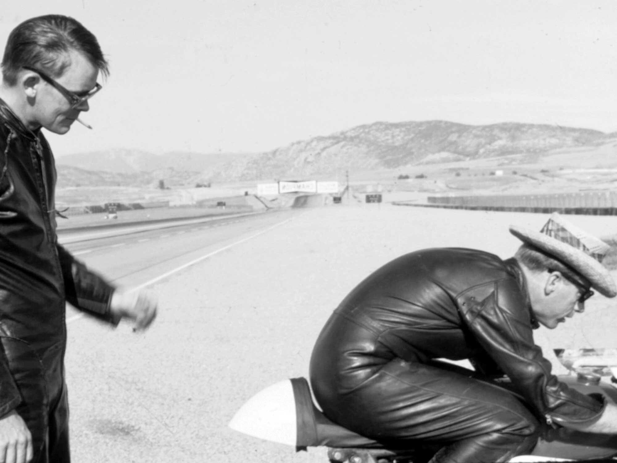 Early tests included Murphy’s 350 Manx Norton, Yamaha TD1-Bs, and whatever else the <em>CW</em> team could get its hands on.