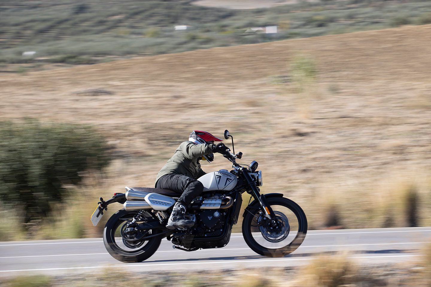 For 2024, Triumph has made the ride on the Scrambler 1200 X easier for smaller riders.