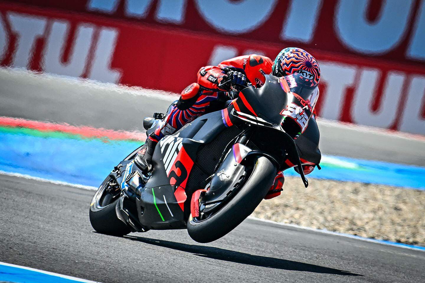 Aleix Espargaró’s third place was due to a mistake by Brad Binder and Espargaró’s ability to stay close to the front.