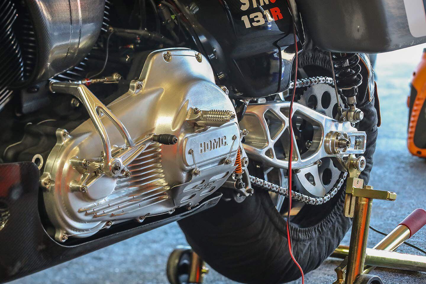 H-D’s race baggers feature a huge investment in engineering and testing.