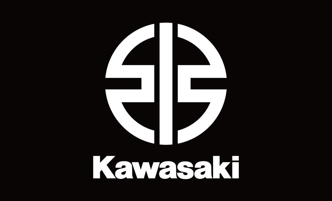 In addition to changing its name to Kawasaki Motors, the firm has also adopted this new River Mark logo.