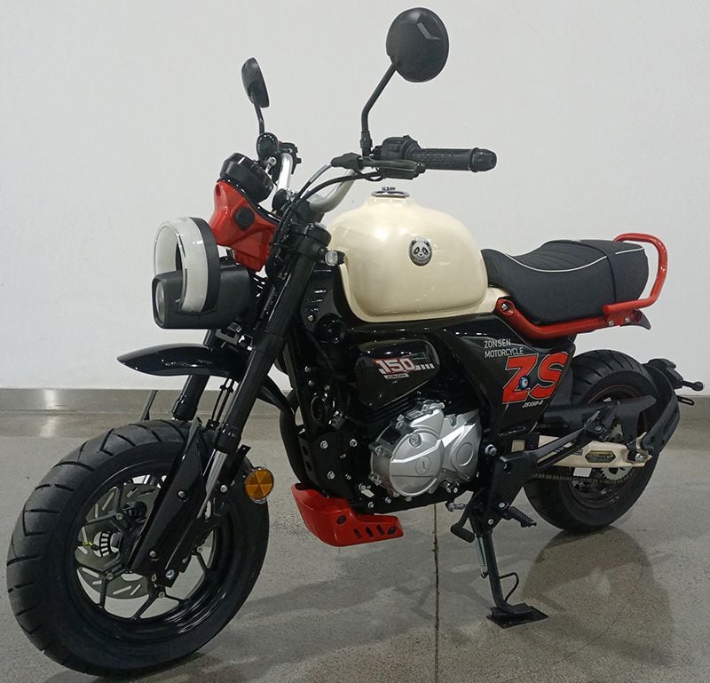 This version of the ZS150 looks more like the Honda Monkey or CFMoto Pappio CL.