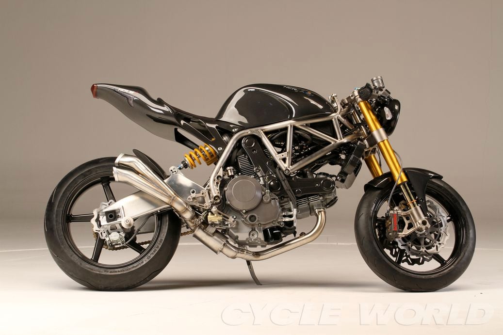 NCR M4 and M4 One Shot Ducati Powered NCR Motorcycles First Look Photos Cycle World