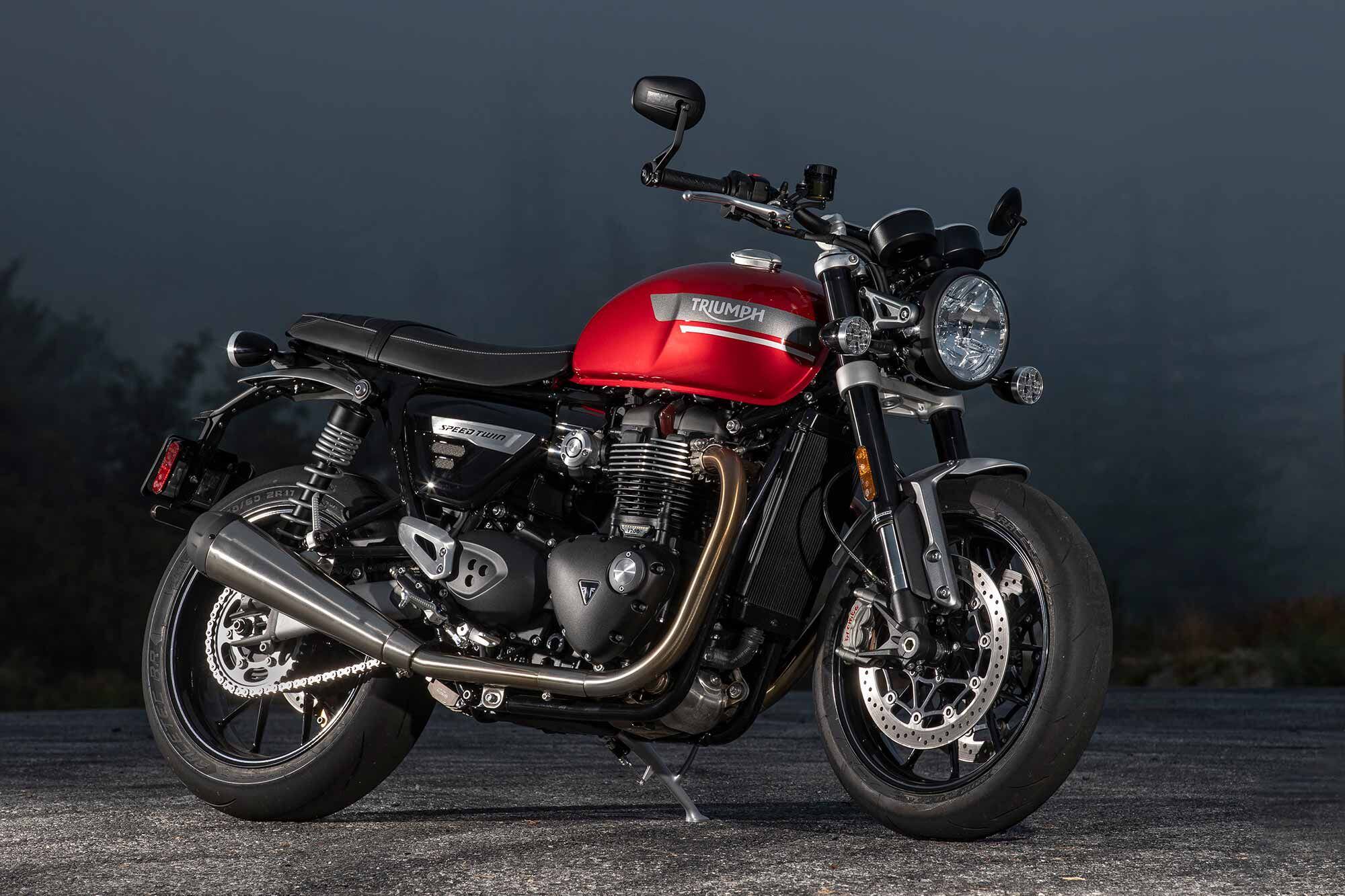 The Triumph Speed Twin is <i>Cycle World</i>’s Best Standard for 2022.