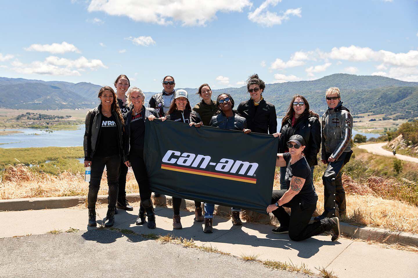 A group ride isn’t complete without a group photo. What a great time with a great group of gals.