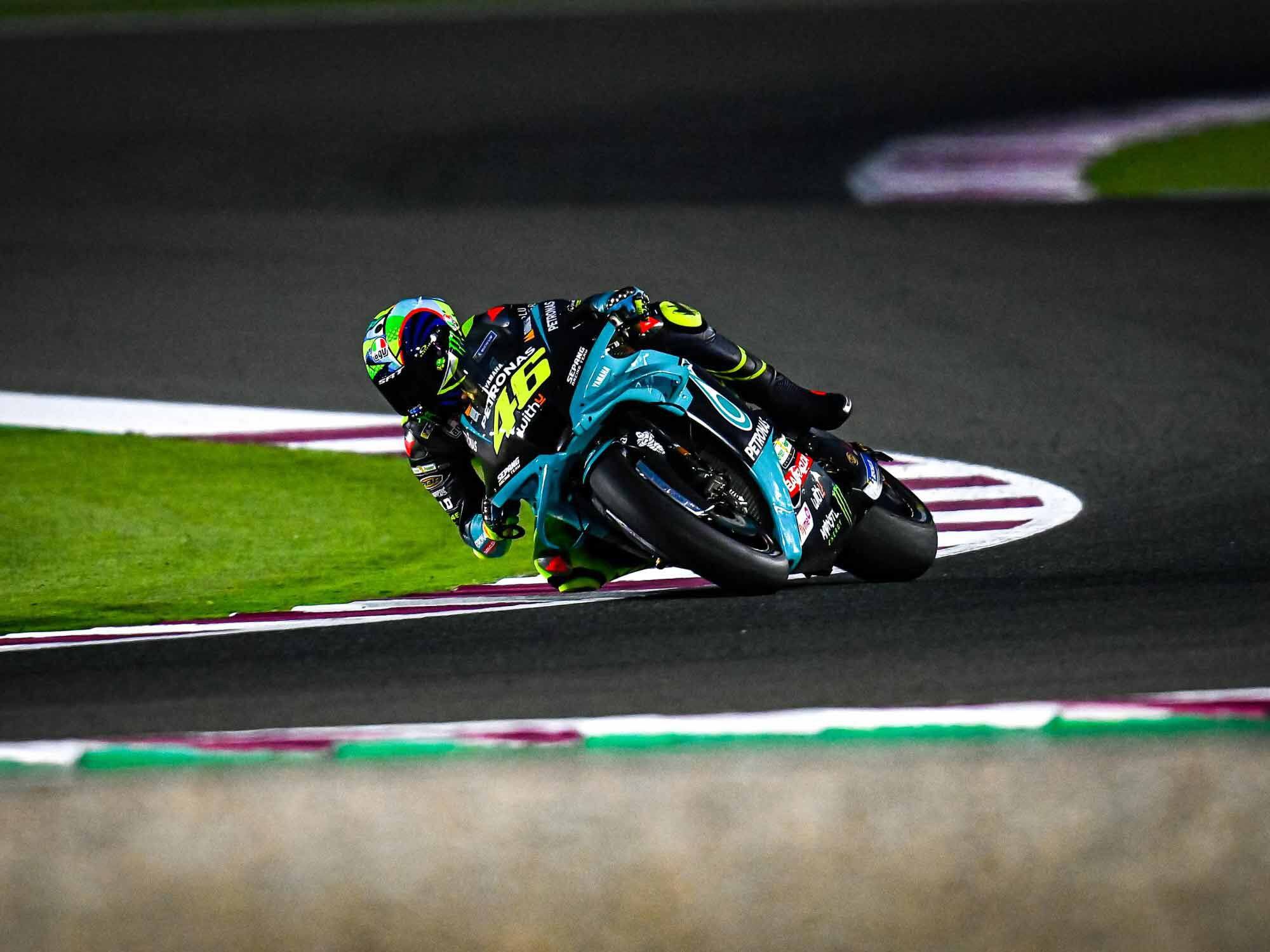 As Rossi has shown during his long career, testing lap and practice times are not a true indicator of who has the speed. Testing is for getting the bike set for when it matters on Sunday.