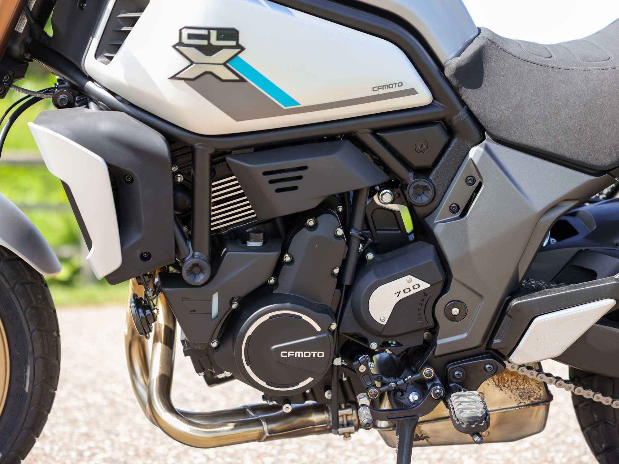 A close look at the Brembo Stylemas that arrive on the 700CL-X Sport.