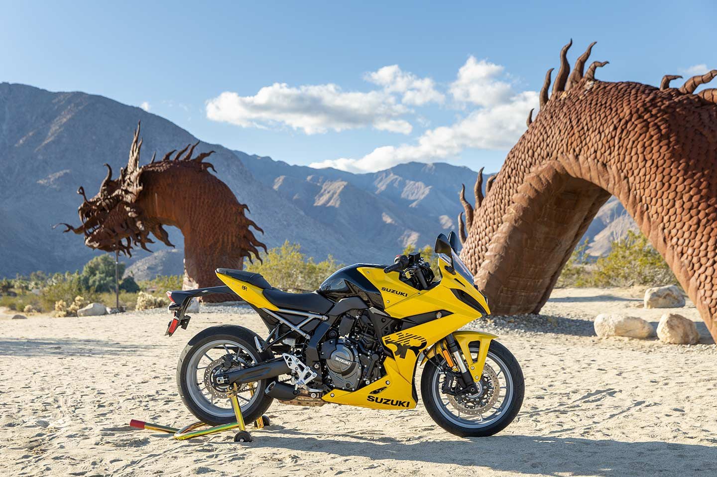 2024 Suzuki GSX-8R in Borrego Springs, California.