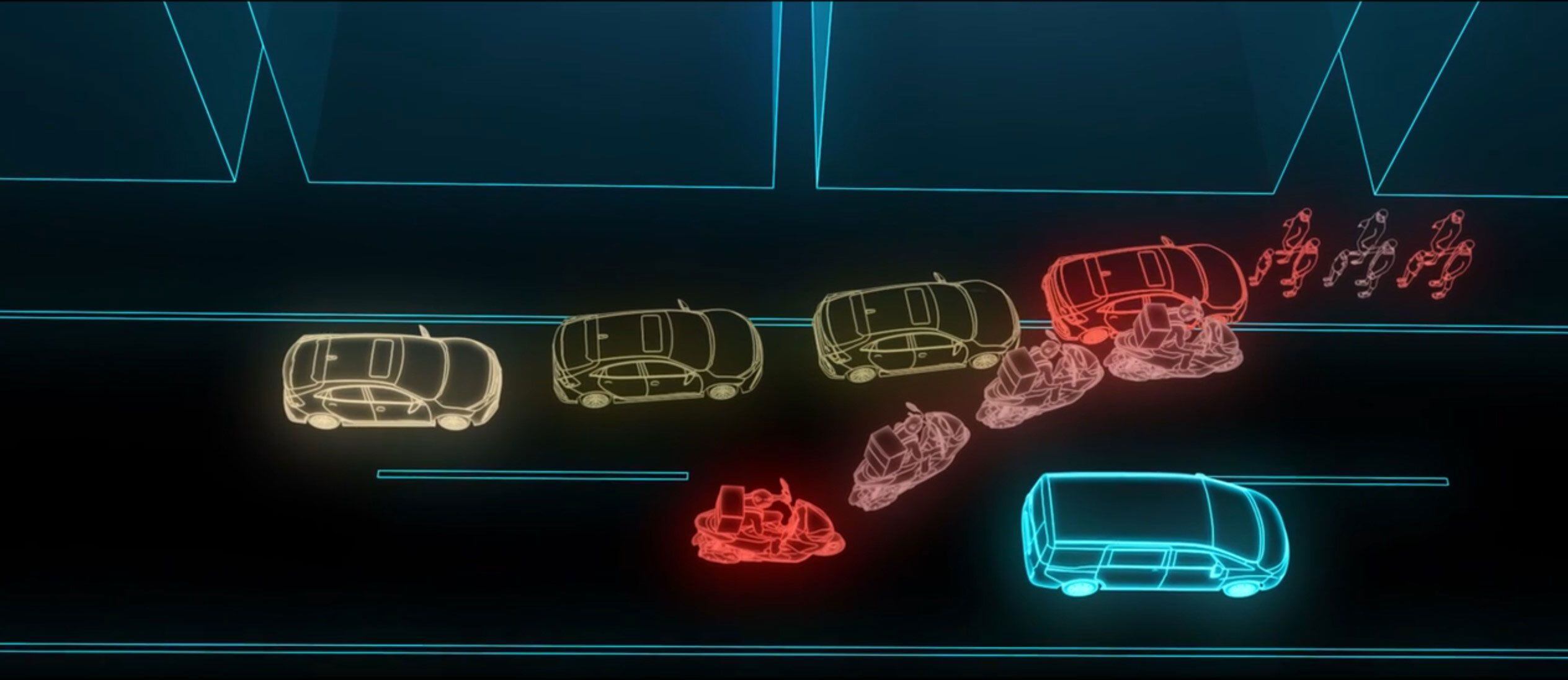 Computing power and networking are the keys to predicting potential causes for accidents before they happen, then warning the rider, and only intervening when necessary.