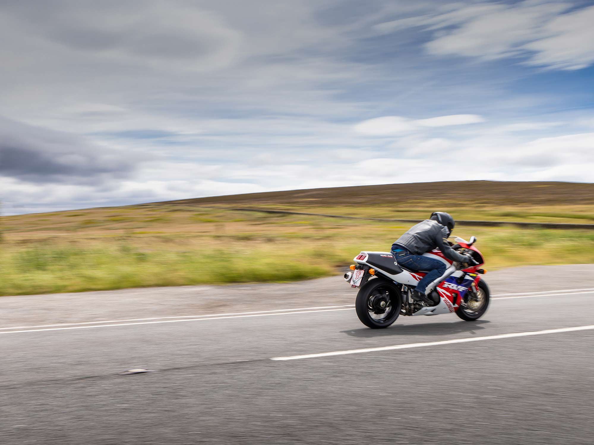 The RC45 may not have the performance of the RC51, but it has a mystique that the V-twin can’t match.