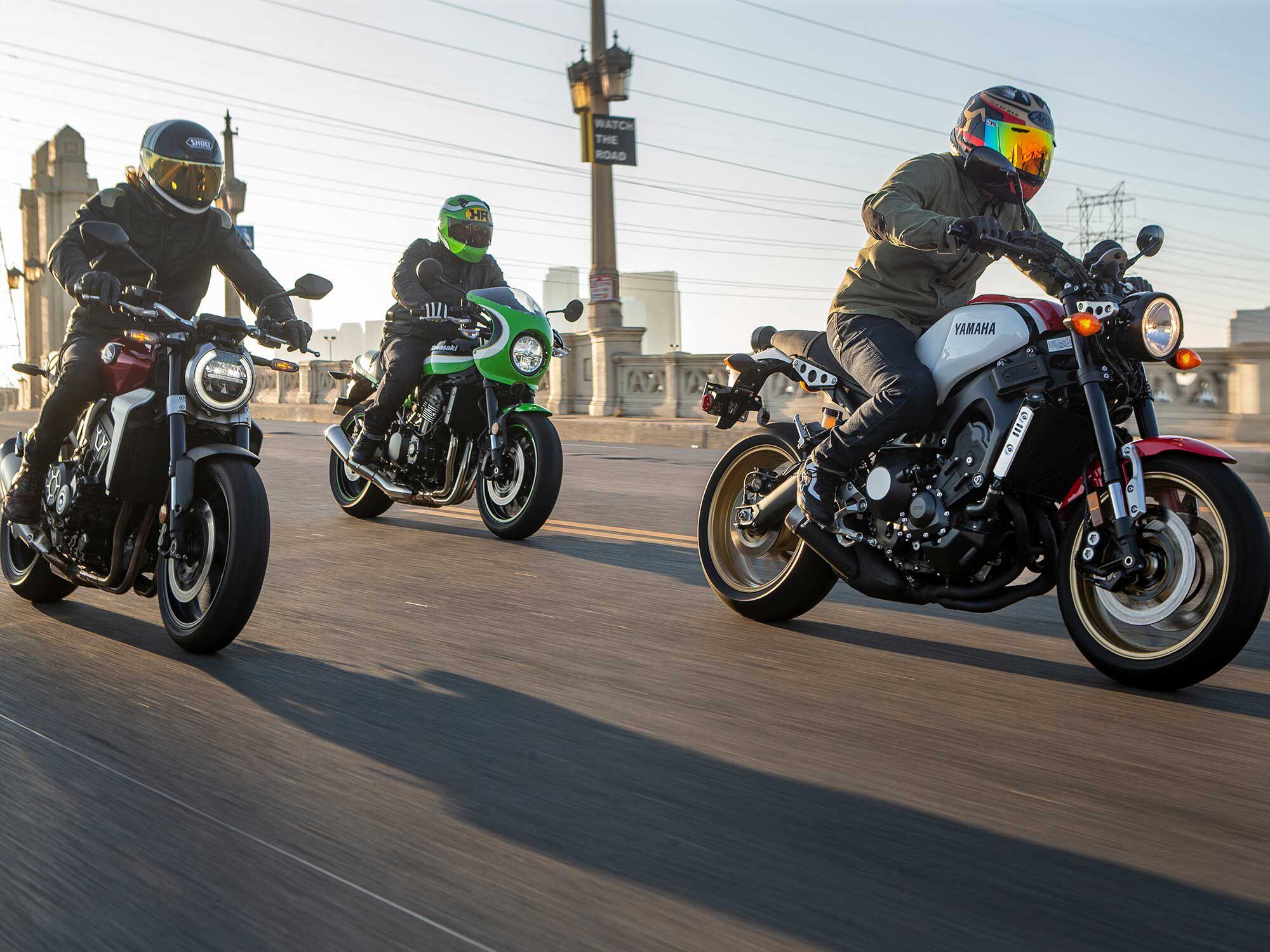 Downtown Los Angeles is a great setting for testing low-speed handling.