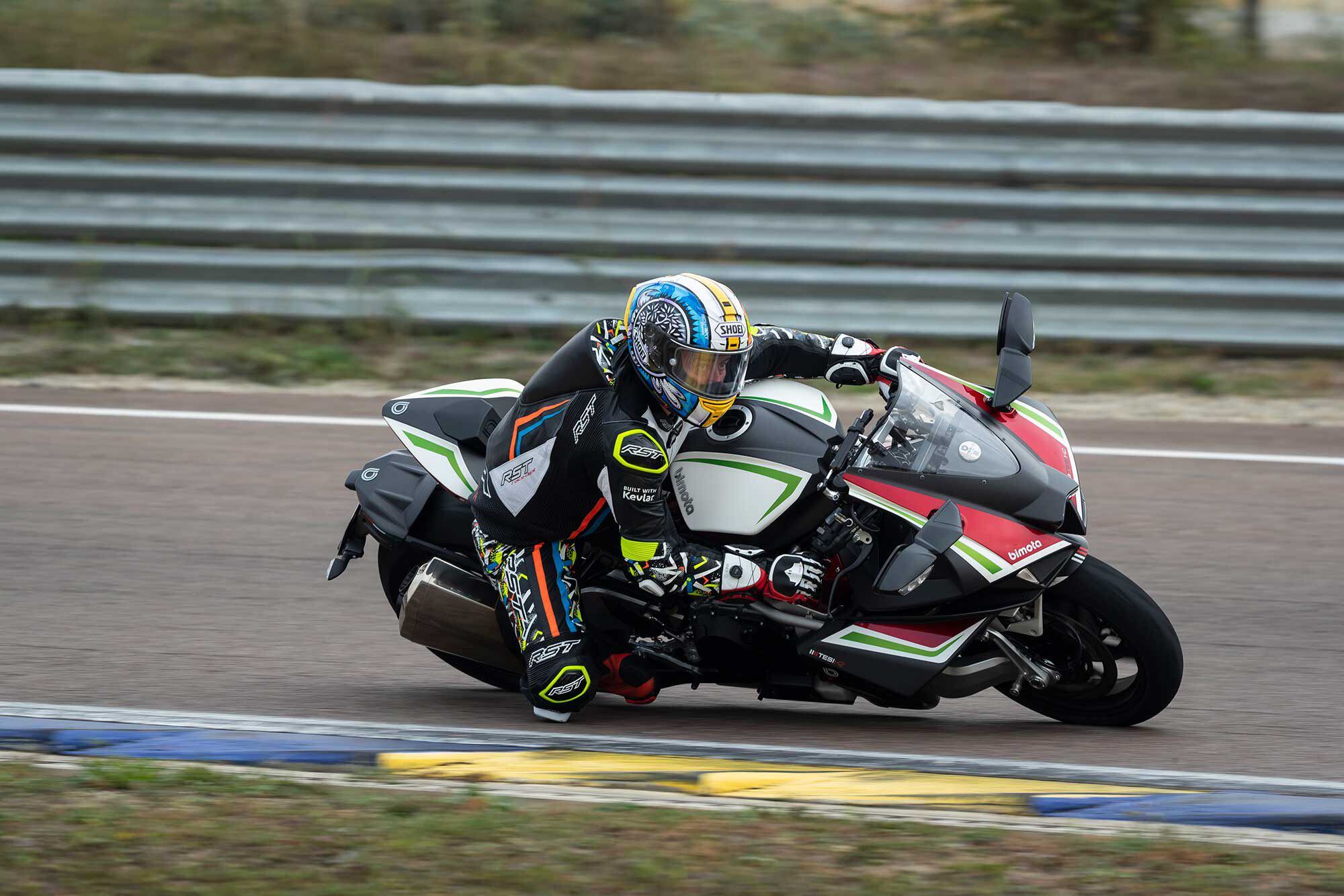 The Tesi H2 on track at Modena.