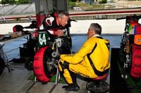 nick ienatsch and carry andrews talking shop in the garage